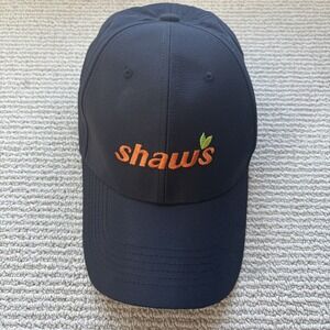 Shaw's Supermarket Employee Embroided Logo Adjustable Baseball Hat-Black
